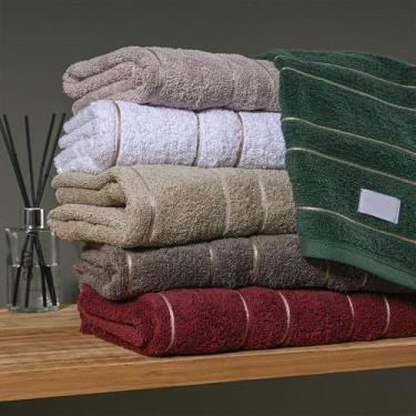 Imagem de 1 Toalha Rosto Macia 500g/m2 Grossa Absorvente 50x80 Flo Ro - IDEALIZA