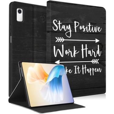 Imagem de Wazzasoft Capa para Lenovo Tab M9 de 9 polegadas 2023 para mulheres, meninas, meninos, homens, capa fólio fofa com design kawaii, moda, citações pretas legais, adolescentes, divertidas, capas para