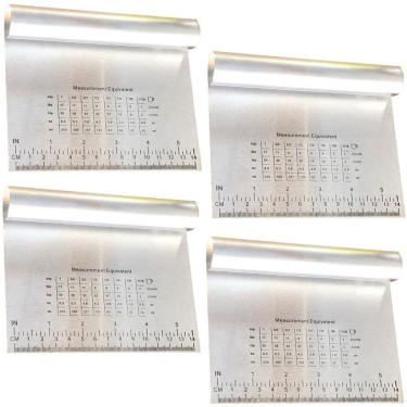 Imagem de Kit 4 Espátula Inox Rita Lobo Confeitar Massas Bolo Cozinha