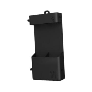 Imagem de Ｂｅｓｇａ Suporte de parede para pauzinhos, suporte para talheres, organizador de armazenamento multiuso, de silicone para escova de dentes, Preto