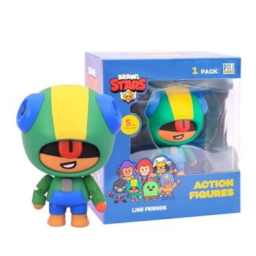 Imagem de P.M.I. Brawl Stars 4.5" Leon with Lollipop Action Figure - Officially Licensed, Articulated, Gift for Gamers