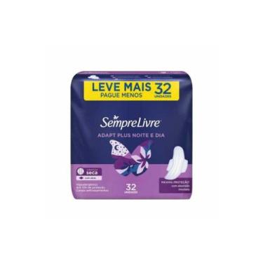 Imagem de Absorvente Sempre Livre com Abas Noturno Seca 32Unid Lv Mais Pague Men