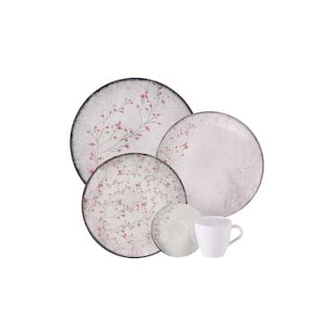 Imagem de Aparelho de Jantar 20 peças Tramontina Floralis em Porcelana Floral