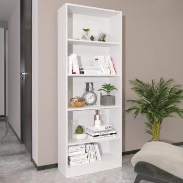 Imagem de Estante para Livros 4 Prateleiras Me4141 Branco - Tecno Mobili, Branco