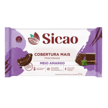 Imagem de Cobertura Chocolate Meio Amargo 2,1kg - Sicao