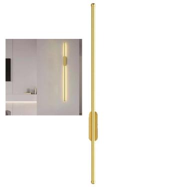 Imagem de Luminaria Arandela Perfil LED Slim Fit 3 em 1 Luz Indireta Moderna Parede Quarto Sala Recepçao Minimalista Decoraçao Ambiente Comercial Residencial