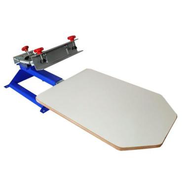 Imagem de Impressora Serigráfica Rotativa com Berço em MDF e Garra para Impressã