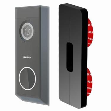 Imagem de Suporte de parede adesivo universal sem perfuração compatível com câmera de segurança Aosu, Arlo, Blink, Eufy, Nest, Netamo, Reolink, Tapo, Wyze Video Doorbell com fio ou bateria sem fio e outros