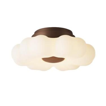 Imagem de Luminária de teto LED de 19,7 pol. Luminária de quarto de 36 W Lustre moderno de montagem semi-embutida para sala de estar, berçário, sala de jantar, restaurante, decoração de teto