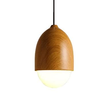 Imagem de YQSLQZZ Lustre japonês vintage para casa de fazenda, luminária decorativa de restaurante e ilha de cozinha, luminária pendente de vidro ajustável de altura, para entrada de corredor