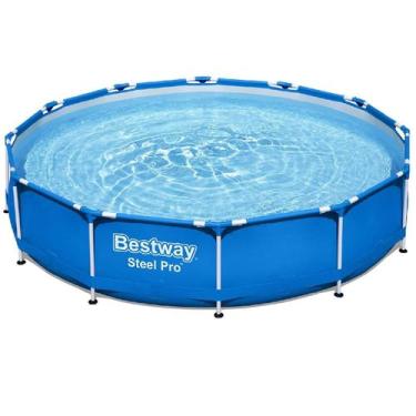 Imagem de Piscina inflavel estrutural redonda intex 6503l 366cm, Azul