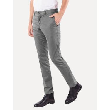 Imagem de Calça Tommy Hilfiger Masculina de Sarja Brooklyn Cinza, 40