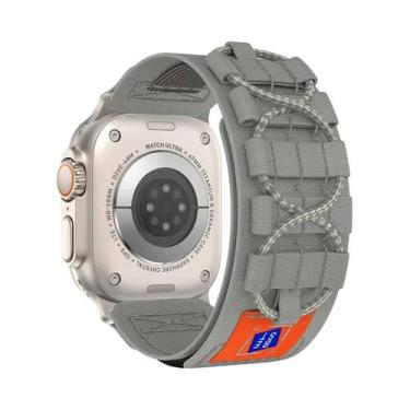 Imagem de Pulseiras Táticas De Nylon Para Apple Watch Ultra 2 1 10 9 8 7 6 5 SE 