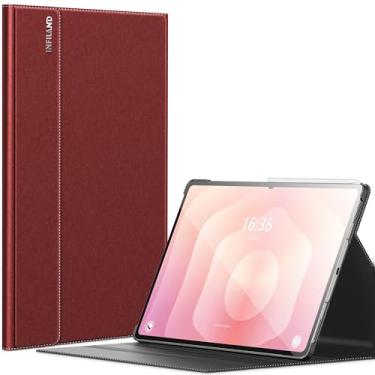 Imagem de INFILAND Capa para Galaxy Tab S11 Ultra 2025 14,6 polegadas, suporte multi-ângulo compatível com Samsung Tab S11 Ultra 5G SM-X936B/SM-X930 [despertar/hibernar automaticamente] (vermelho)