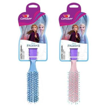 Imagem de Escova de Cabelo Condor Frozen II Raquete 9877 (SORTIDO)