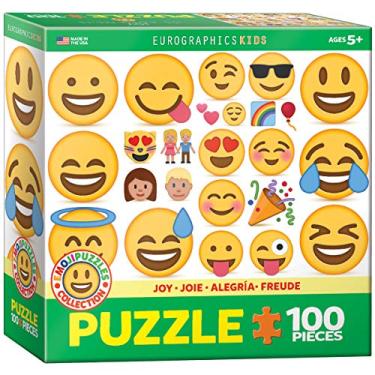 Imagem de EuroGraphics Joy Emoji (100 Piece) Puzzle, Multi