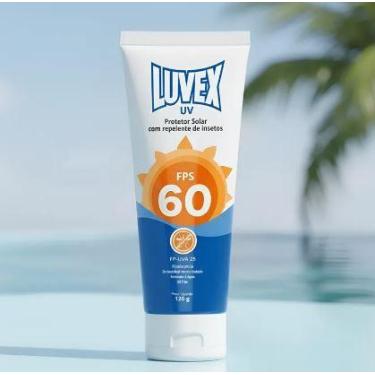 Imagem de Protetor Solar Uv Fps 60 Com Repelente 120g Luvex