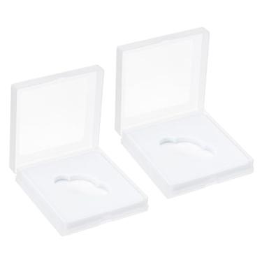 Imagem de Estojo de filtro de lente de 30,5 mm, 2 capas de filtro de câmera, caixa de filtro de lente portátil resistente à água, plástico à prova de poeira para armazenamento de filtro de fotografia