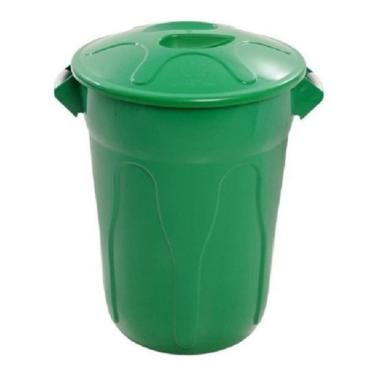 Imagem de Cesto De Lixo Tipo Balde 100 Litros Verde