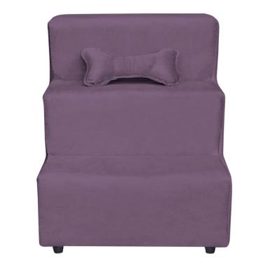 Imagem de Escadinha Pet 3 Degraus Cachorro E Gato Suede