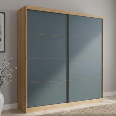 Imagem de Guarda-roupa 2 Portas 222cm X 230cm Malaga - THB Móveis