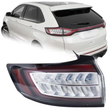 Imagem de Duolctrams Sem DRL EUA Tipo LED Luz Traseira Conjunto de Lâmpada Traseira Compatível com Ford Edge 2015-2018 Lado Esquerdo do Motorista