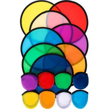 Imagem de Disco voador dobrável Fans Gejoy de 9,8", 208 unidades, cores variadas