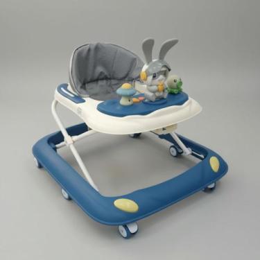 Imagem de Andador Infantil Azul Deend Para Bebê Com Coelhinho