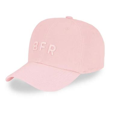 Imagem de Boné Botafogo Aba Curva SuperCap Bordado BFR - Rosa-Unissex