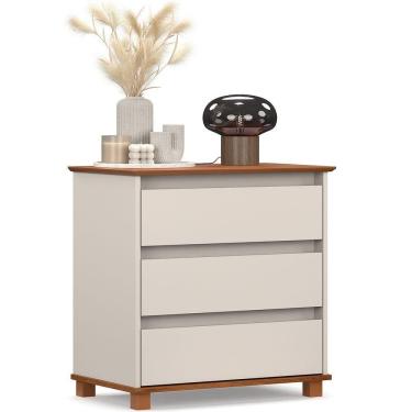 Imagem de Mini Comoda Ej Off White Com Freijo