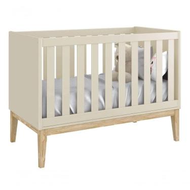 Imagem de Berço Americano Classic New Areia Fosco Com Natural - Reller