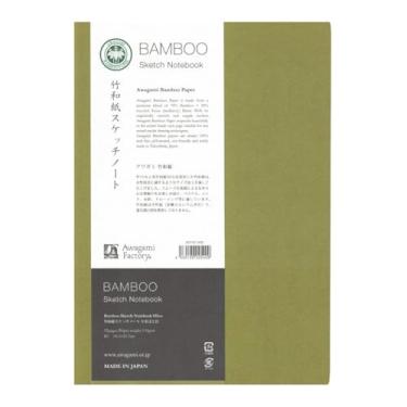 Imagem de Bloco Sketchbook Awagami Bamboo B5 110g/m² Olive