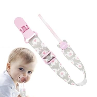 Imagem de Rrlihjgu Chupeta com clipe, clipe porta chupeta de bebê | ​​de suporte universal anti-queda para chupeta e mordedor | Os mordedores dos brinquedos da dentição da corda da cabem para a maioria