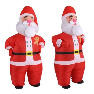 Imagem de RiToEasysports Fantasia de Natal, Traje Inflável de Poliéster 190T para Adultos de 150 a 190 Cm Com Bateria, Festa Festiva, Carnaval, Roupa de Cosplay para Feriados, Eventos Corporativos (#2)