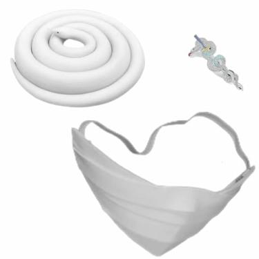 Imagem de COSNOBLE Iguro-Obanai Máscara Anime Iguro-Obanai Cosplay Emblema Acessórios de Fantasia