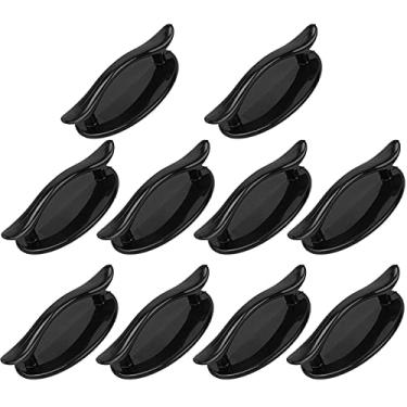 Imagem de Acouto 10 Puxadores de Gaveta Autoadesivos - Fáceis de Instalar Puxadores de Porta Portas Deslizantes de Cozinha, Janelas, Guarda-roupas e Armários - Superfícies de de Gabinete Versáteis e Elegantes