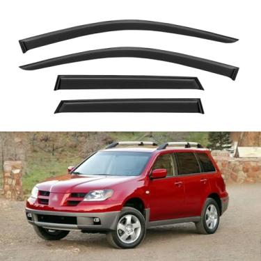 Imagem de Viseiras de janela de proteção contra chuva para Mitsubishi Outlander 2003 2004 2005 2006, para-sol, defletores de vento, para-sol para Camry 03 04 05 06 Mitsubishi Outlander