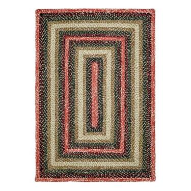 Imagem de Weaving Village Tapete trançado de juta tradicional, decoração rústica rústica para cozinha, sala de estar, sala de jantar, quarto, patrimônio, 12 x 15 cm