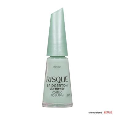 Imagem de Esmalte Verde Risqué Bridgerton Cortejo no Jardim Cremoso 8ml