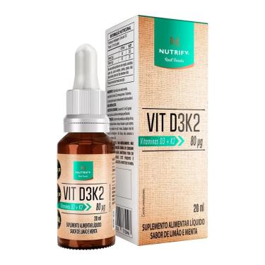 Imagem de Vitamina D3K2 Nutrify em Gotas 20ml
