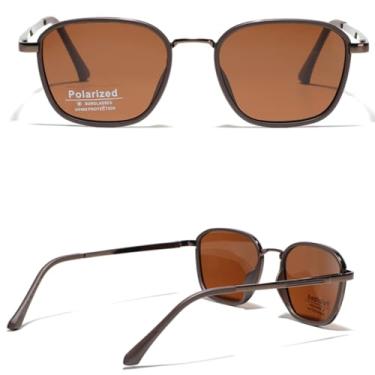 Imagem de VFDHN Óculos de Sol Retrô Masculinos Polarizados Femininos TR90 para Dirigir no Verão UV400(7)