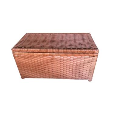 Imagem de Baú Roupeiro Organizador em Fibra Sintética – Para Roupa Suja e Brinquedos 60x30x30 cm(Indiano)