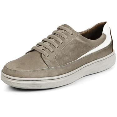 Imagem de Opananken Nirvana Sapatos casuais masculinos mocassins de couro sem cadarço - 100% couro legítimo, forro macio, palmilha de látex de ar, sola de poliuretano flexível. Leve, durável, resistente ao odor