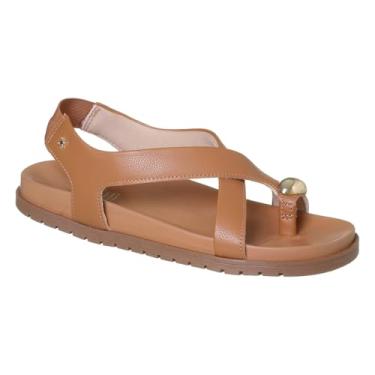 Imagem de Sandália Feminina Flatform Conforto Sandália Calce facil (Nude, BR, Adulto, Numérico, 38)