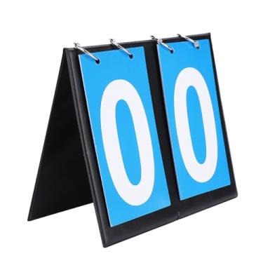 Imagem de Generic 3 Tipos de Contador Portátil de Pontuação Flip para Tênis de Mesa de Futebol de Basquete, Placar de Impressão Clara para Atletas Entusiasmados (placar de dois dígitos)