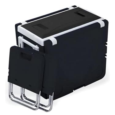 Imagem de Caixa Térmica 3 Em 1 Mesa Cadeira Rodas Cooler 32l Com Alça Cor Preto