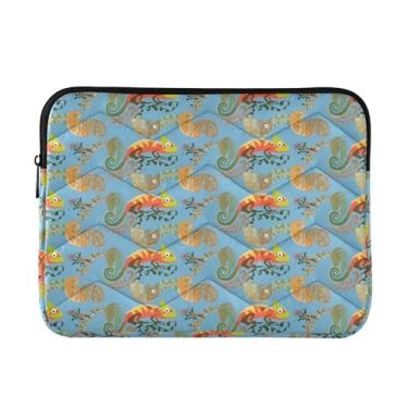 Imagem de Coikll Capa protetora colorida para laptop Chameleons à prova de choque para notebook de 13 a 13,3 polegadas