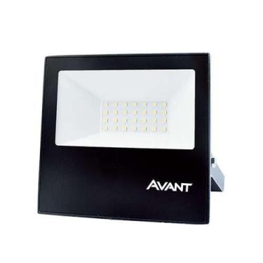 Imagem de Refletor Led Slim 30 Watts 6500k Bivolt - Iluminação Externa E Interna