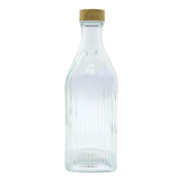 Imagem de Garrafa De Vidro Agua Suco Bebidas Decoração Bar 1 Litro