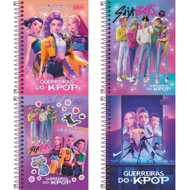 Imagem de CADERNO UNIVERSITÁRIO 20 MATÉRIAS 320FL GUERREIRAS DO K-POP